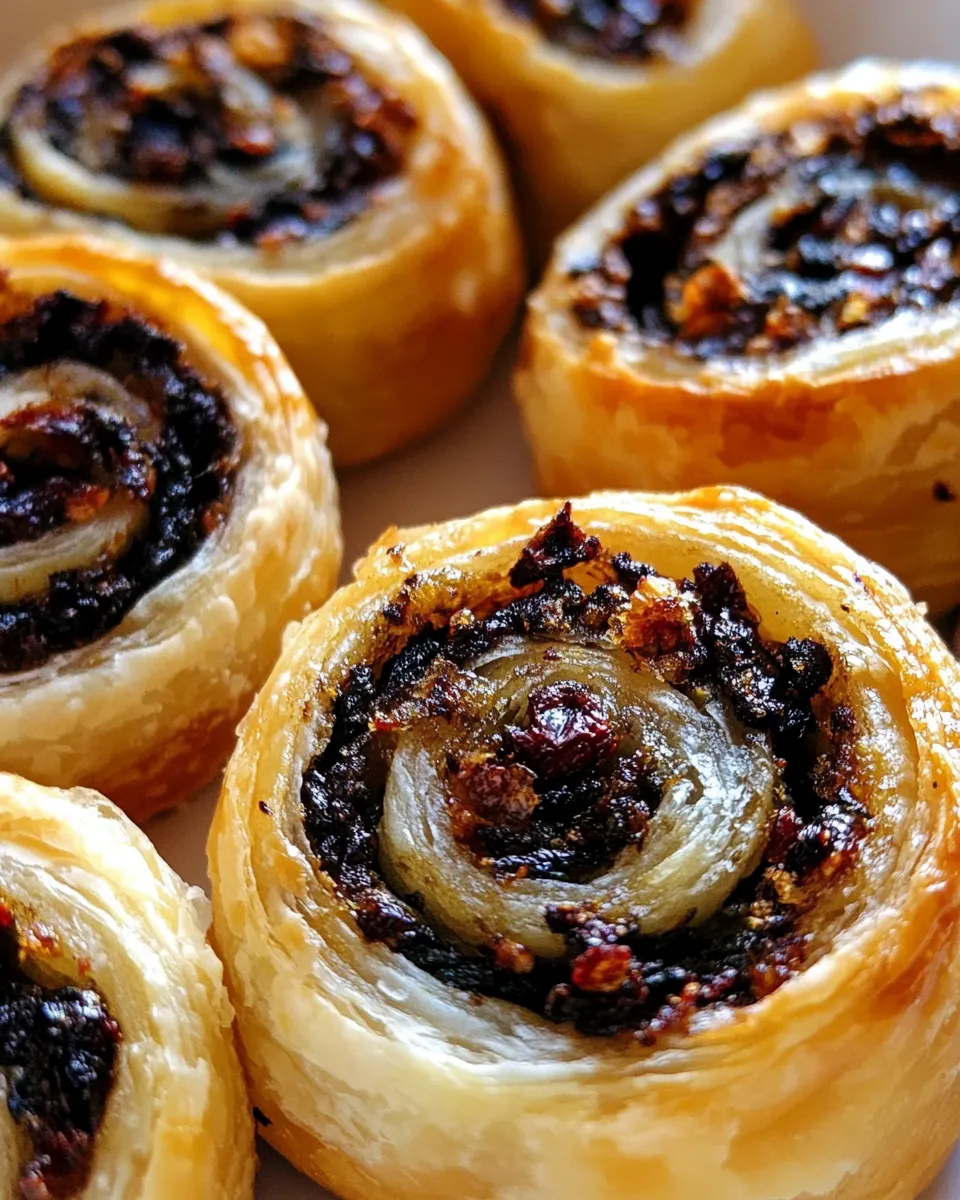 Homemade Spinach and Sundried Tomato Puff Pastry Pinwheels photo