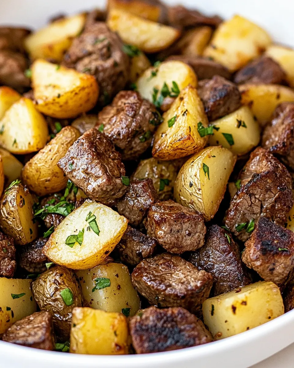 Homemade Steak and Potatoes photo