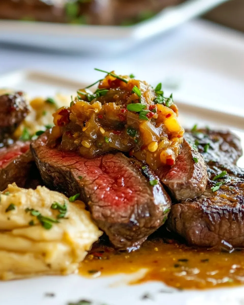 Classic Steak with Kimchi Butter image