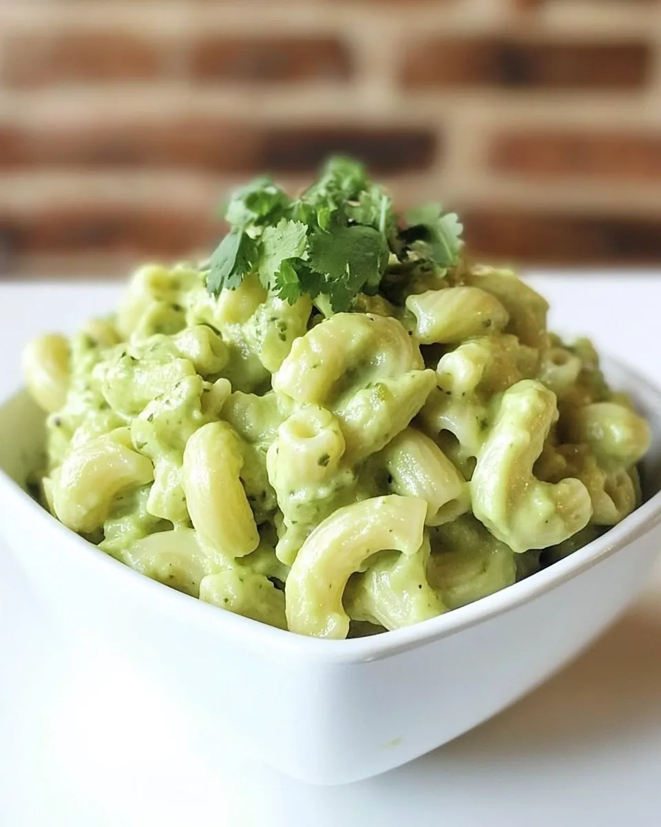 Delicious Stovetop Avocado Mac and Cheese image