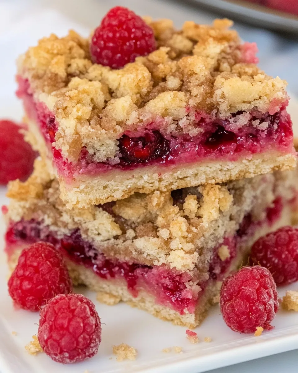 Classic Streusel Topped Raspberry Squares image