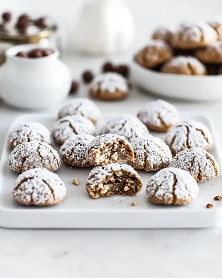 Homemade Stuffed Hazelnut Amaretti Cookies photo
