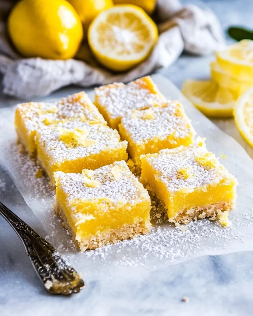 Classic Sugar-Free, Keto, Low-Carb Lemon Bars image