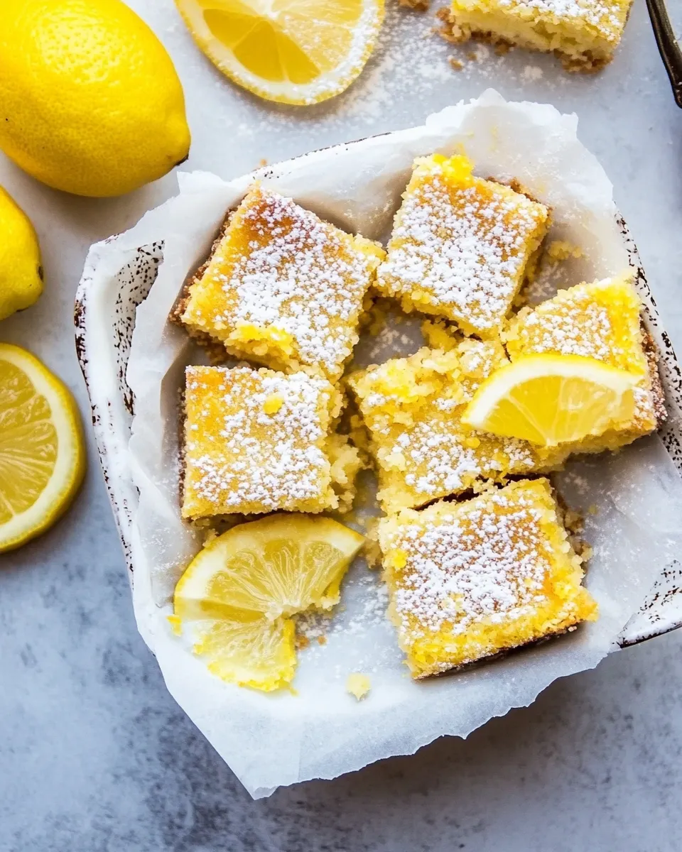 Easy Sugar-Free, Keto, Low-Carb Lemon Bars shot