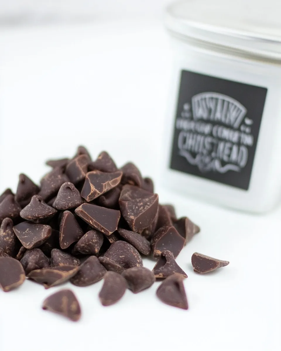 Easy Sugar Free Chocolate Chips (Homemade!) food shot