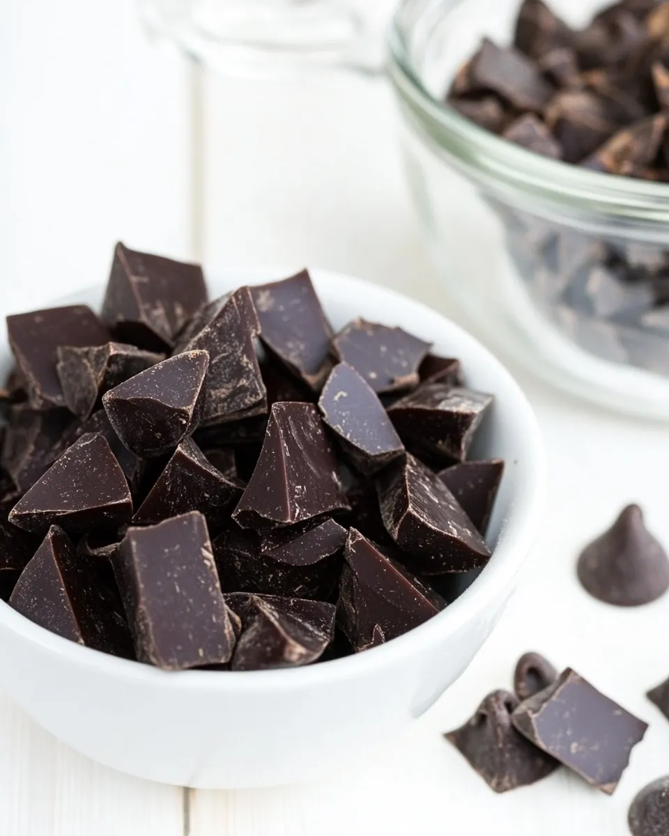 Healthy Sugar Free Chocolate Chips (Homemade!) plate image