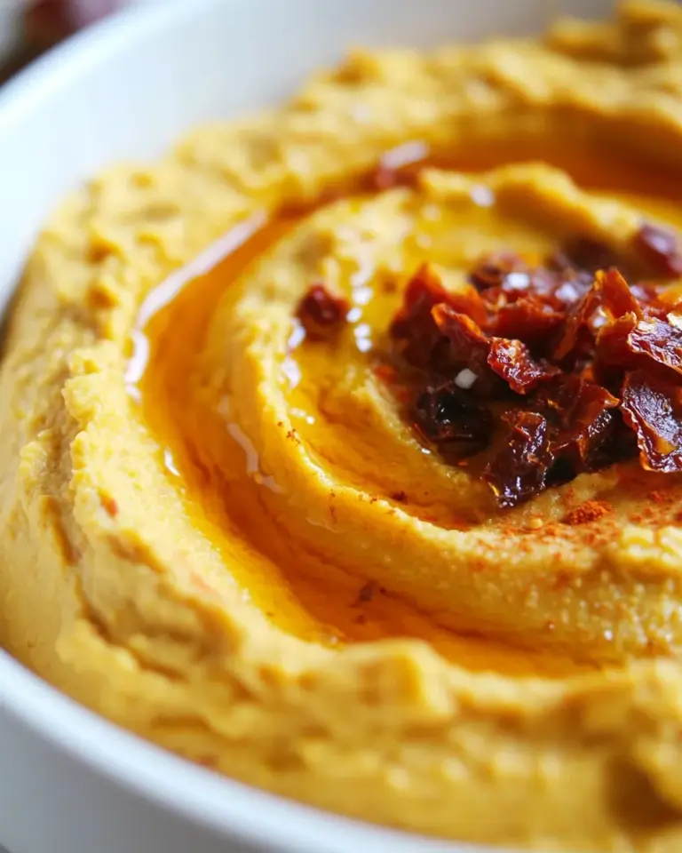 Homemade Sun Dried Tomato Hummus Recipe photo