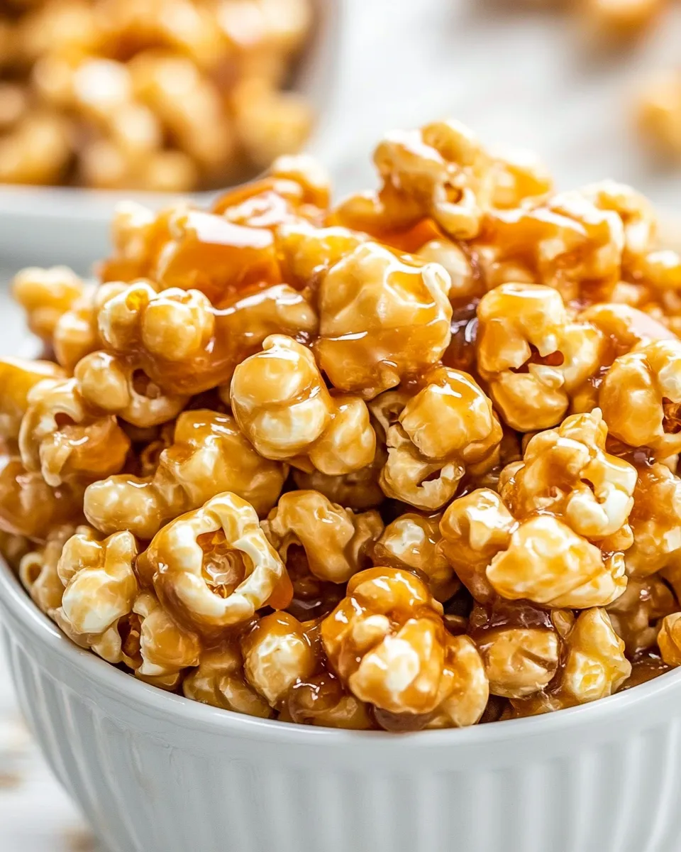 Homemade Super Easy Caramel Corn Recipe photo