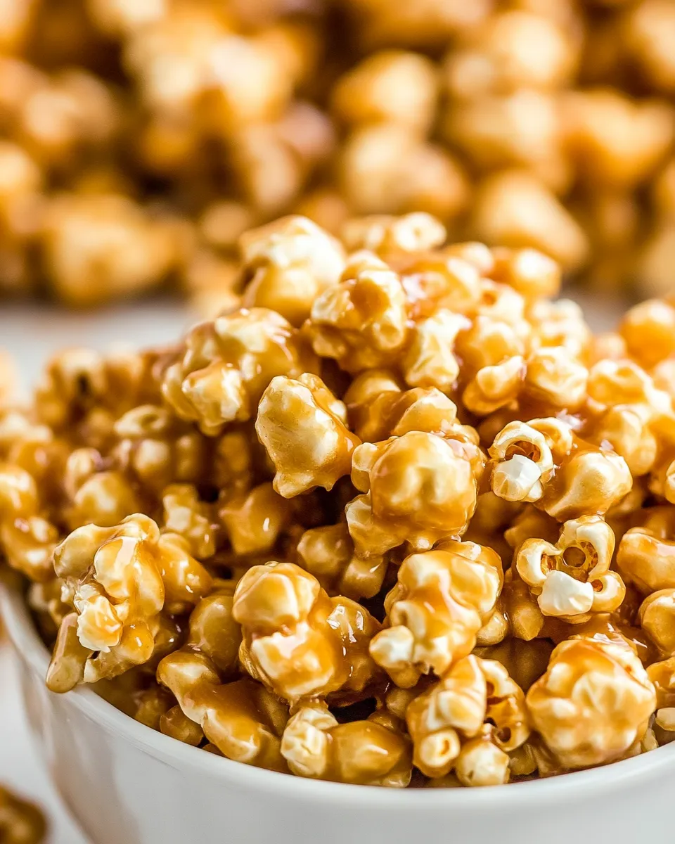 Delicious Super Easy Caramel Corn Recipe dish photo
