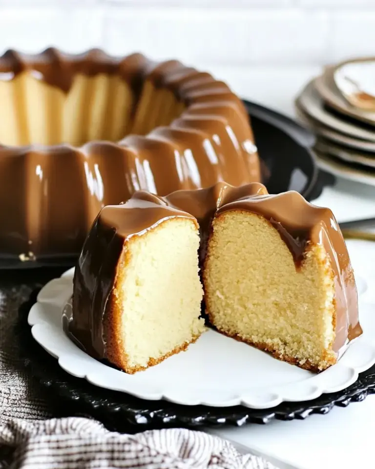 Homemade Super Easy Tagalong Pound Cake photo