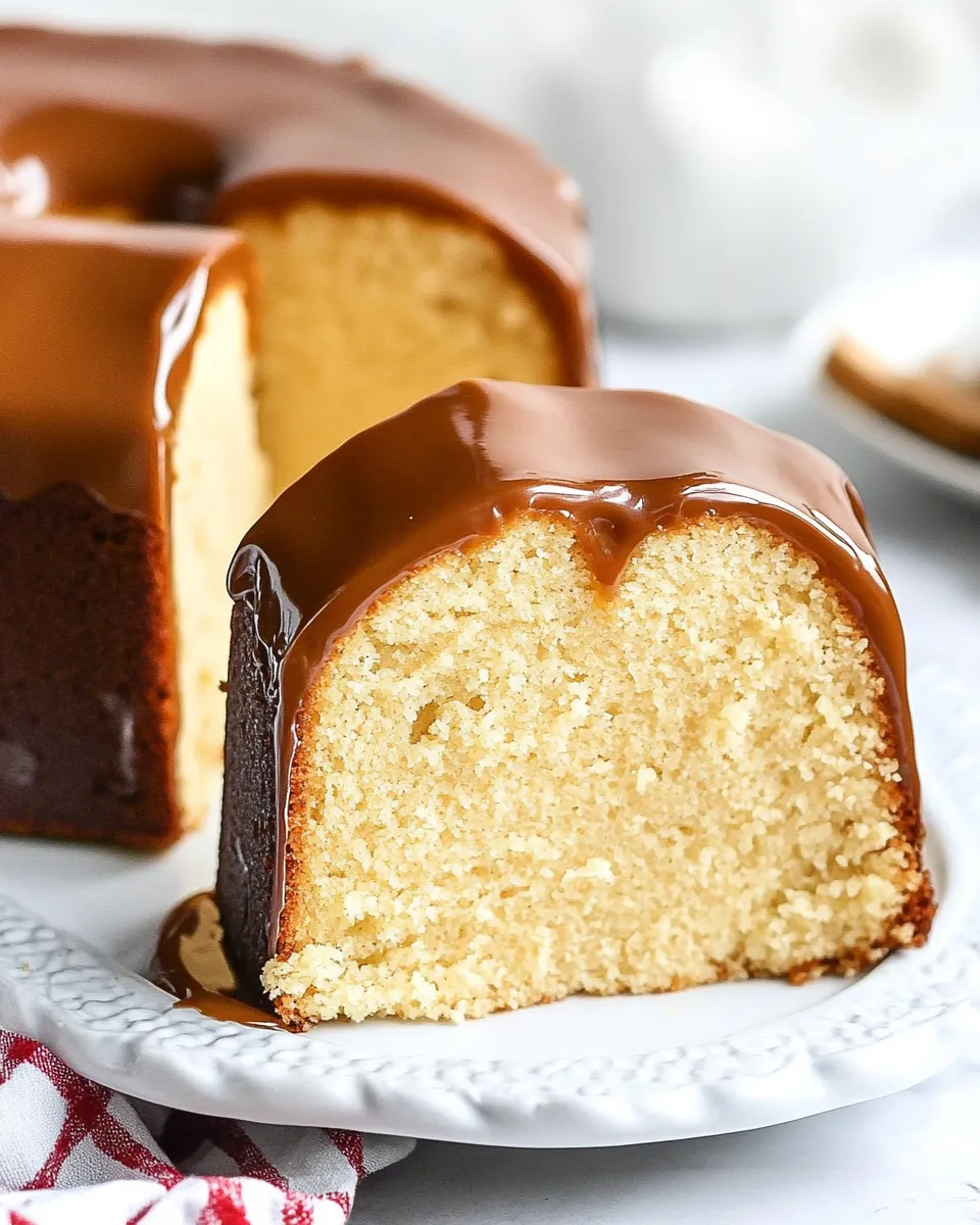 Easy Super Easy Tagalong Pound Cake recipe photo