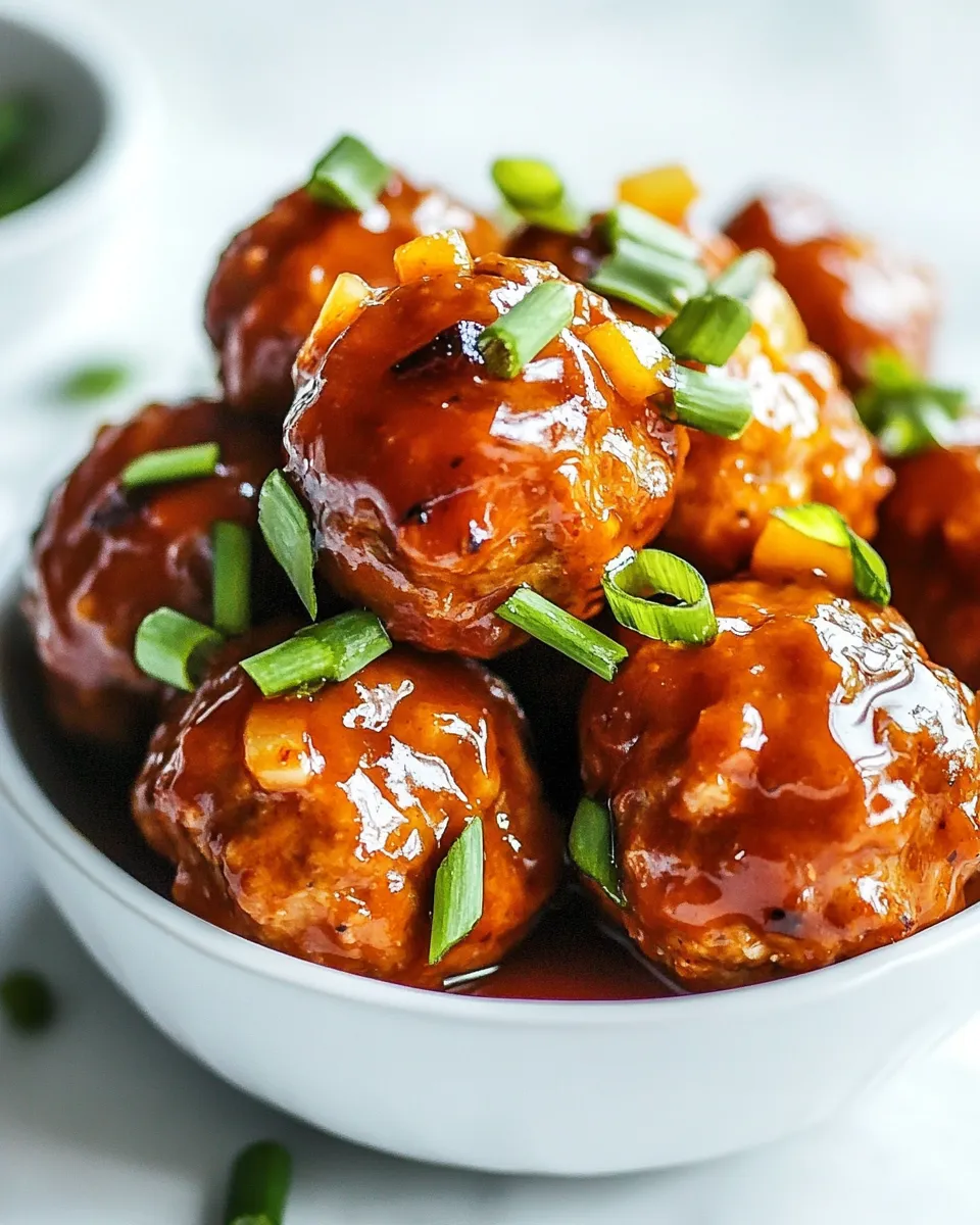 Easy Sweet and Sour Meatball Recipe dish photo