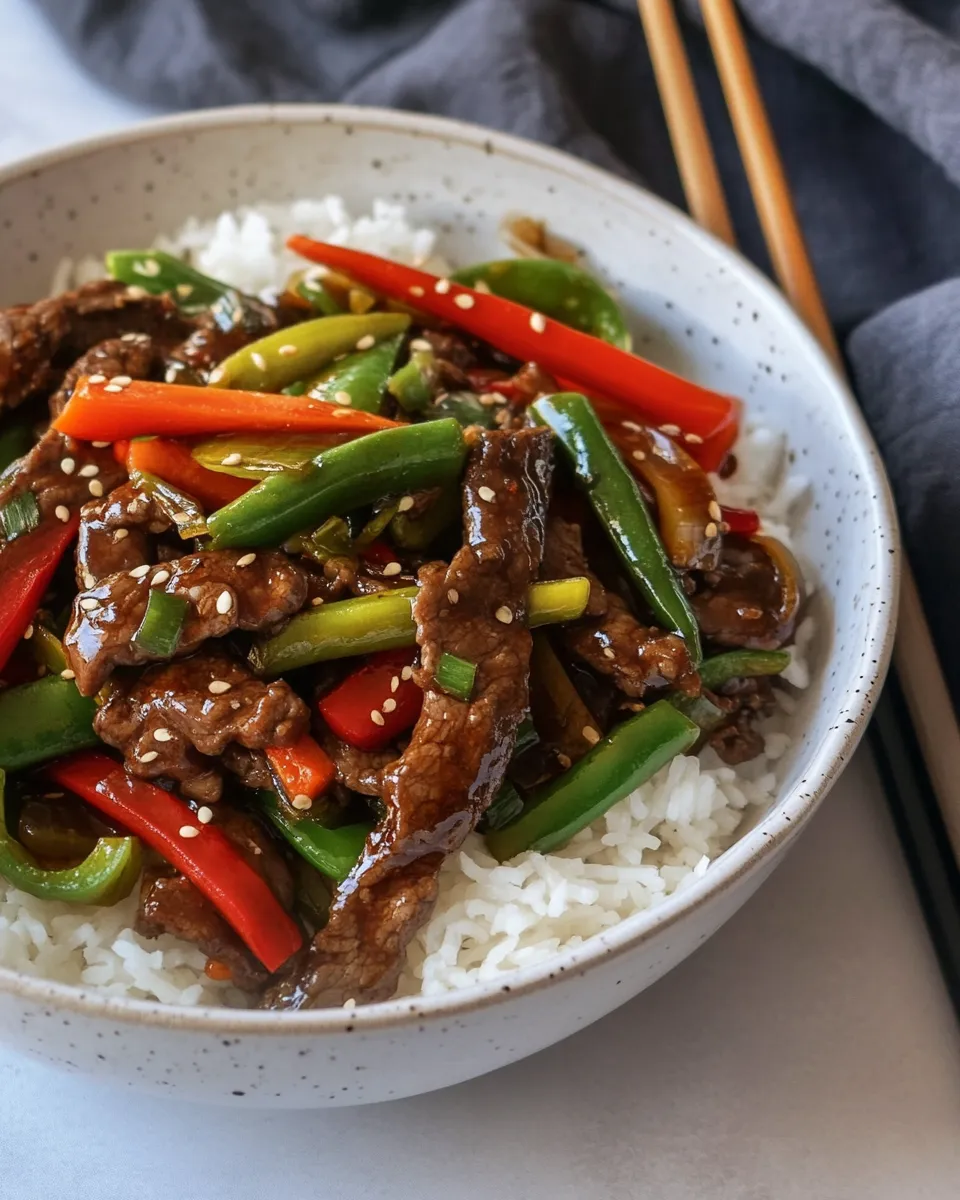 Homemade Szechuan Beef photo
