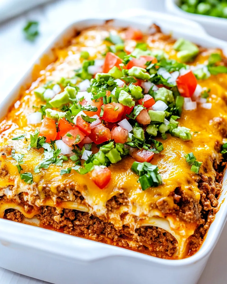 Homemade Taco Lasagna photo