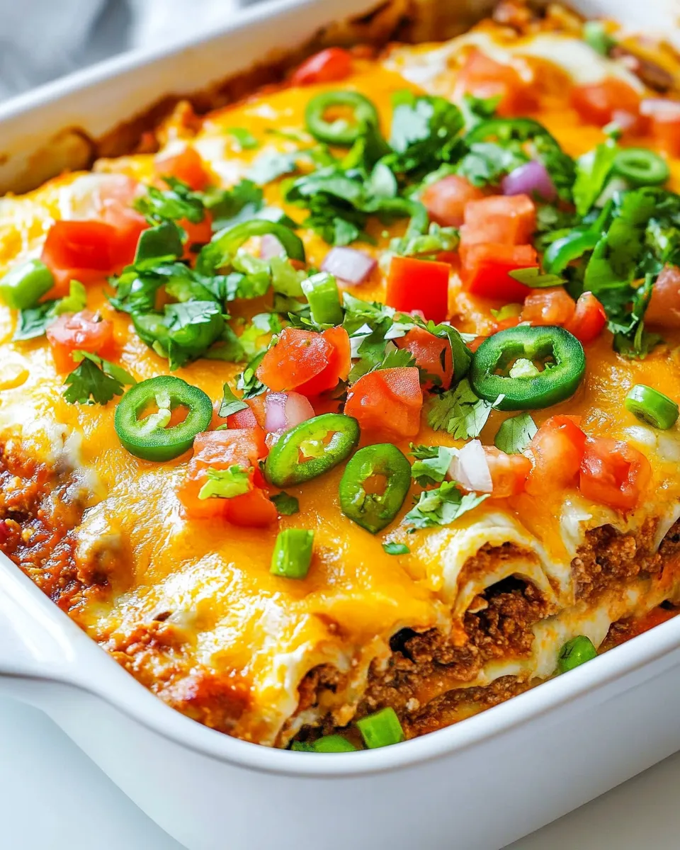 Easy Taco Lasagna recipe photo
