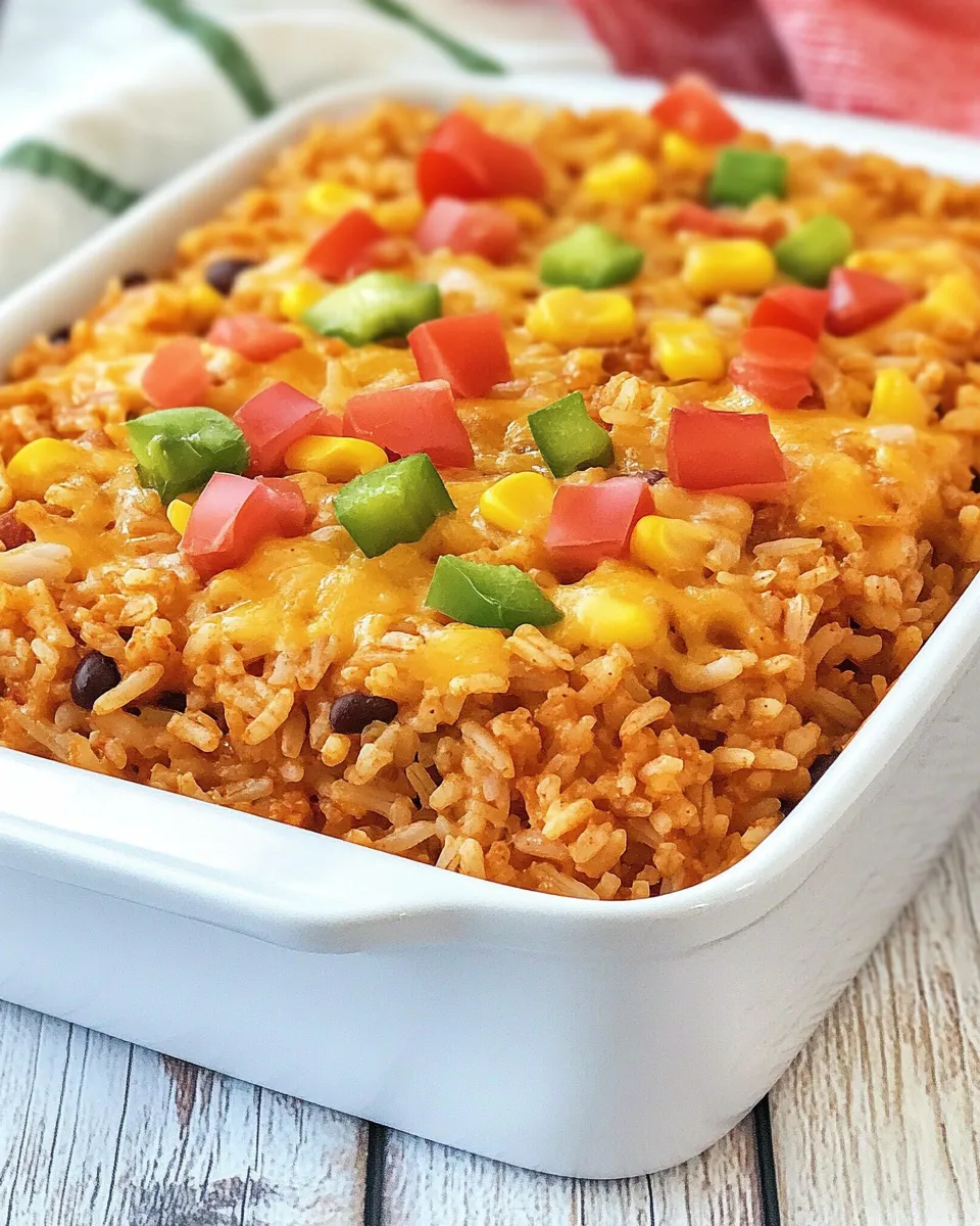 Delicious Taco Rice Bake image