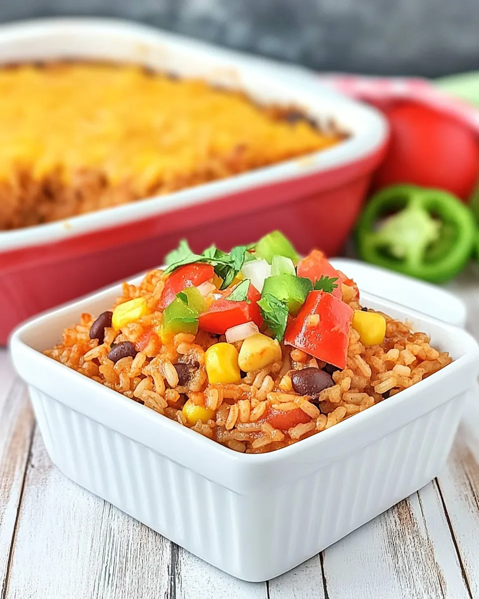 Homemade Taco Rice Bake recipe photo