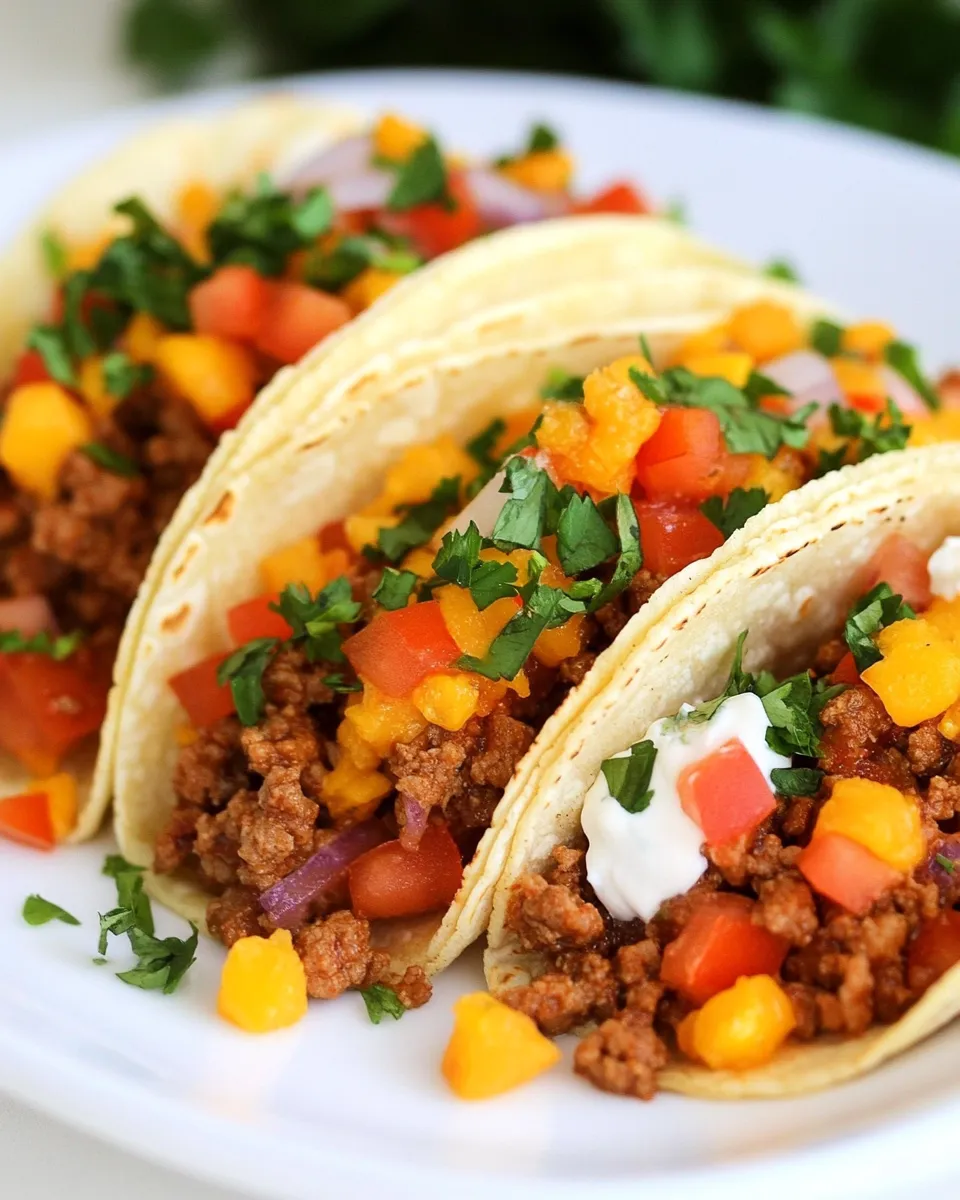 Delicious Texas Tacos shot