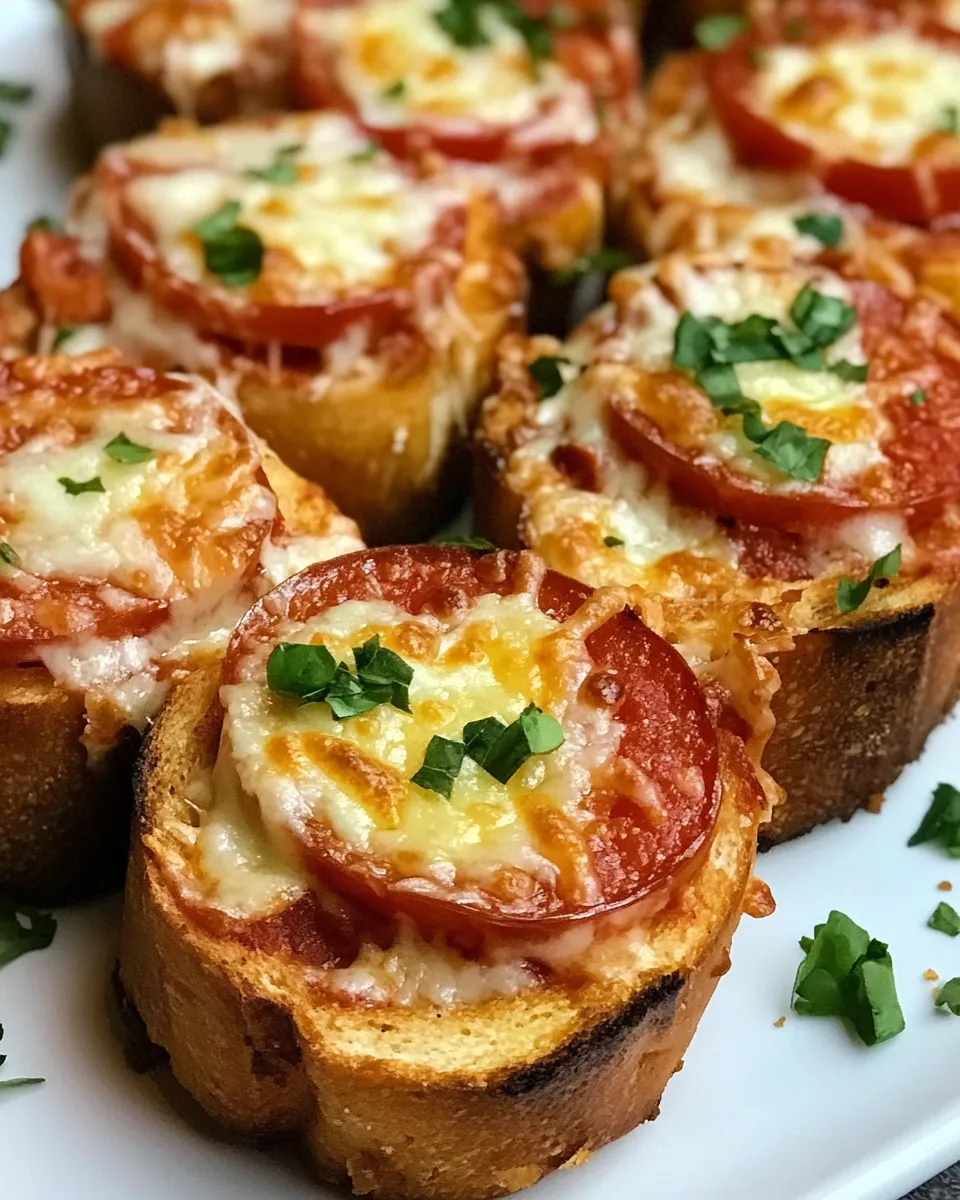 Easy Texas Toast Garlic Bread Pizza recipe photo