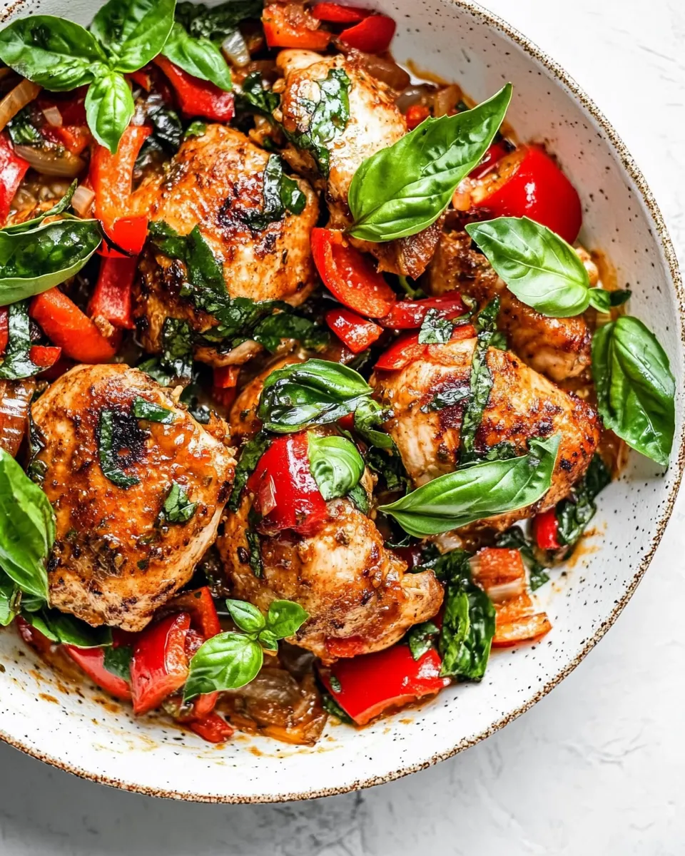 Easy Thai Basil Chicken recipe photo