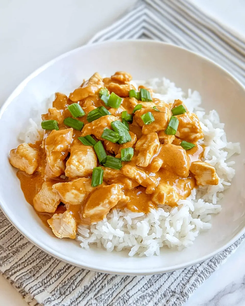 Homemade Thai Chicken with Peanut Sauce: Better Than Takeout photo