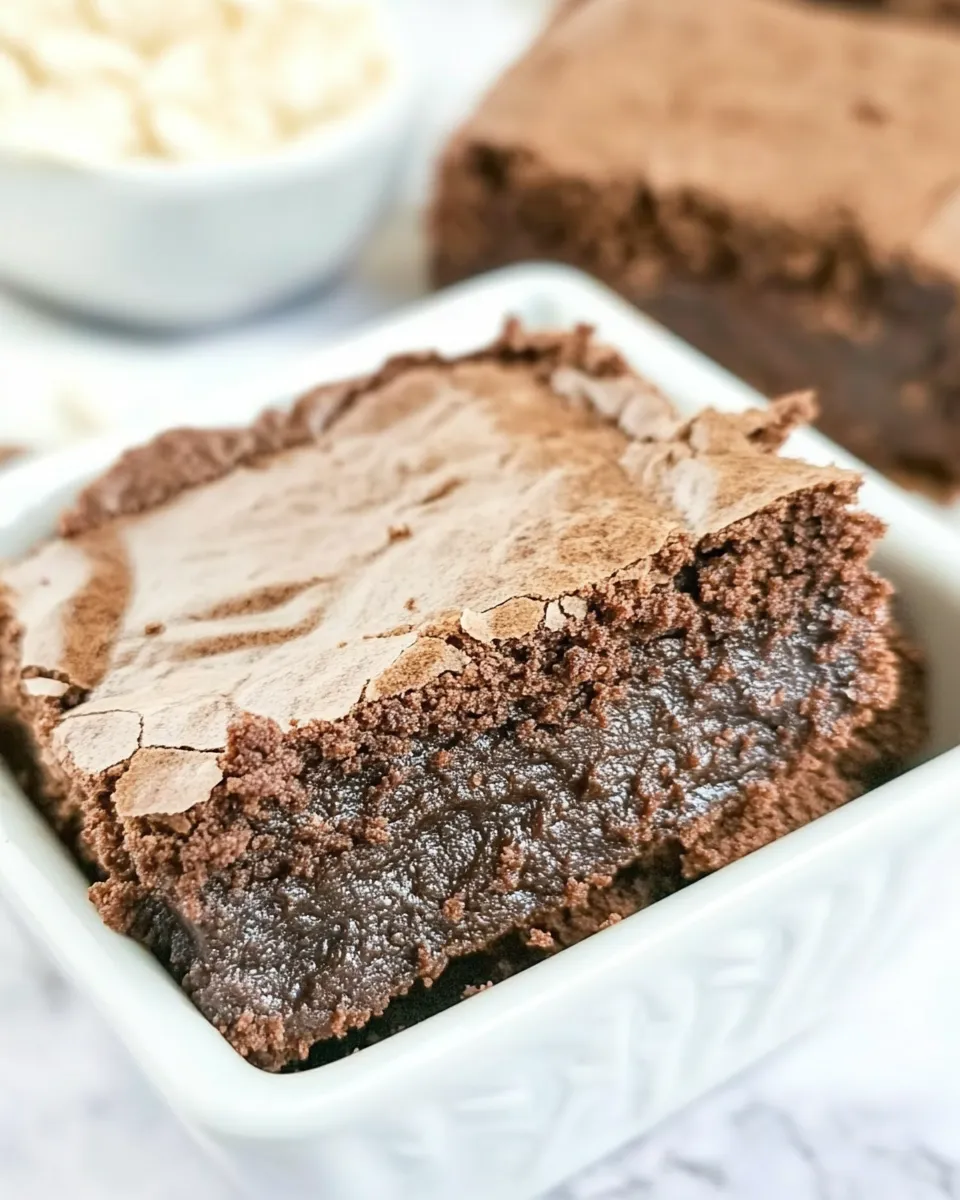 Delicious The Best Homemade Brownie Mix shot