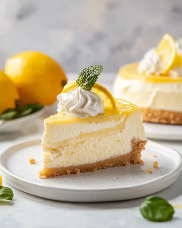 Homemade The Best Lemon Cheesecake Recipe photo