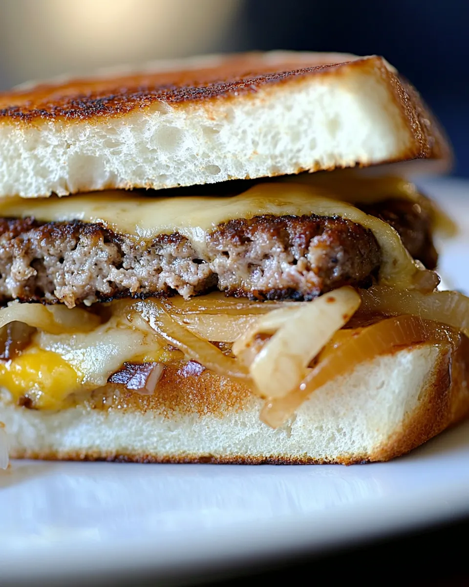 Classic The Great American Patty Melt Recipe image