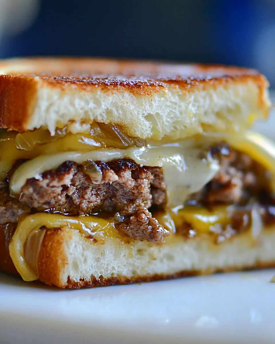 Easy The Great American Patty Melt Recipe shot