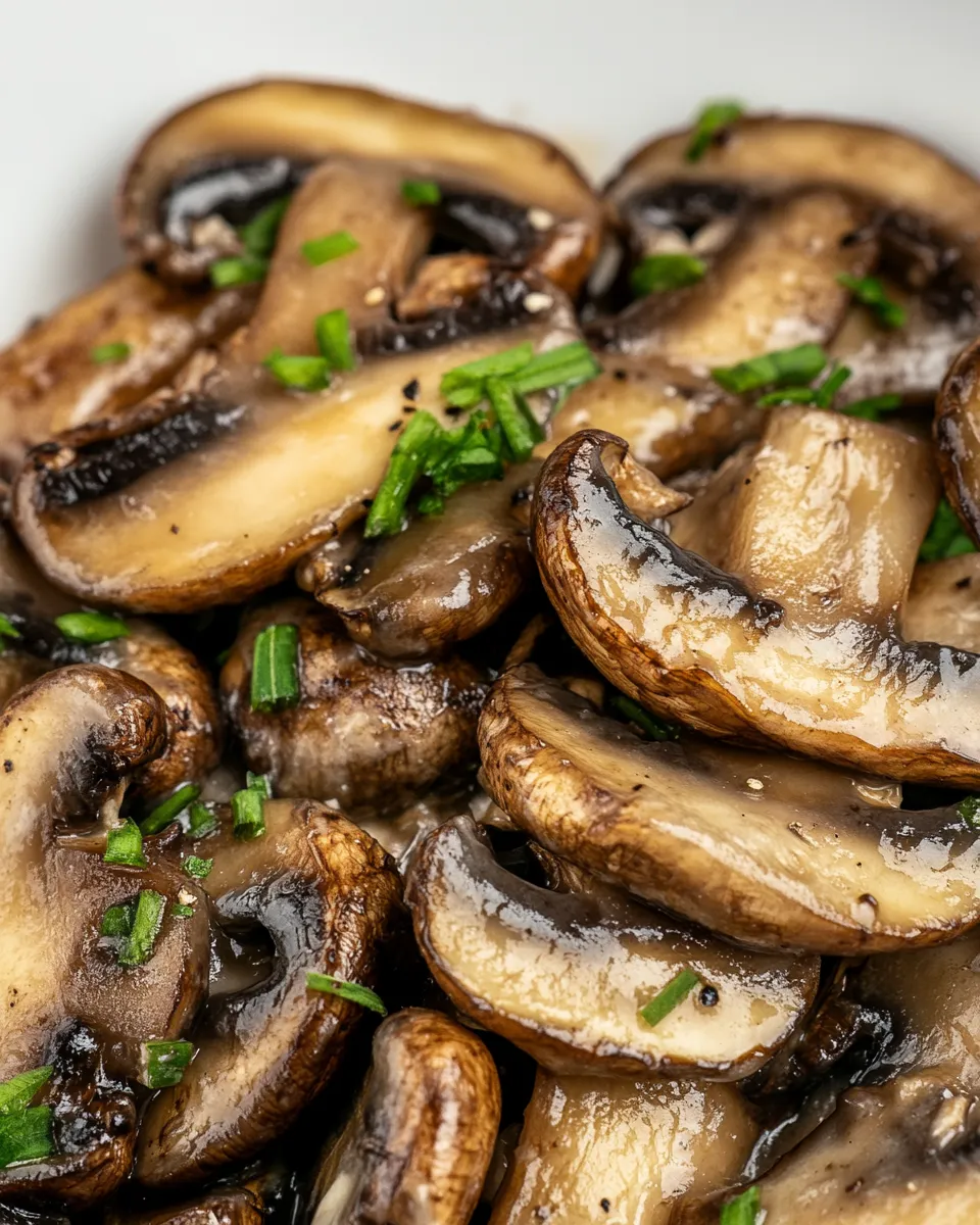 Healthy The Most Perfect Sauted Mushrooms plate image