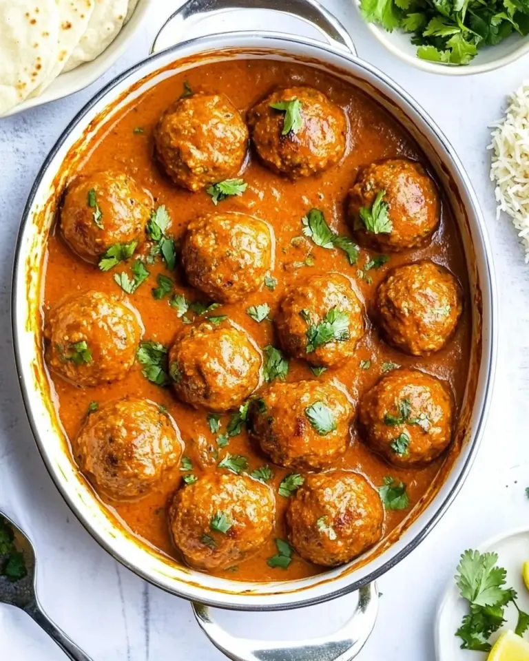 Homemade Tikka Masala Meatballs dish photo