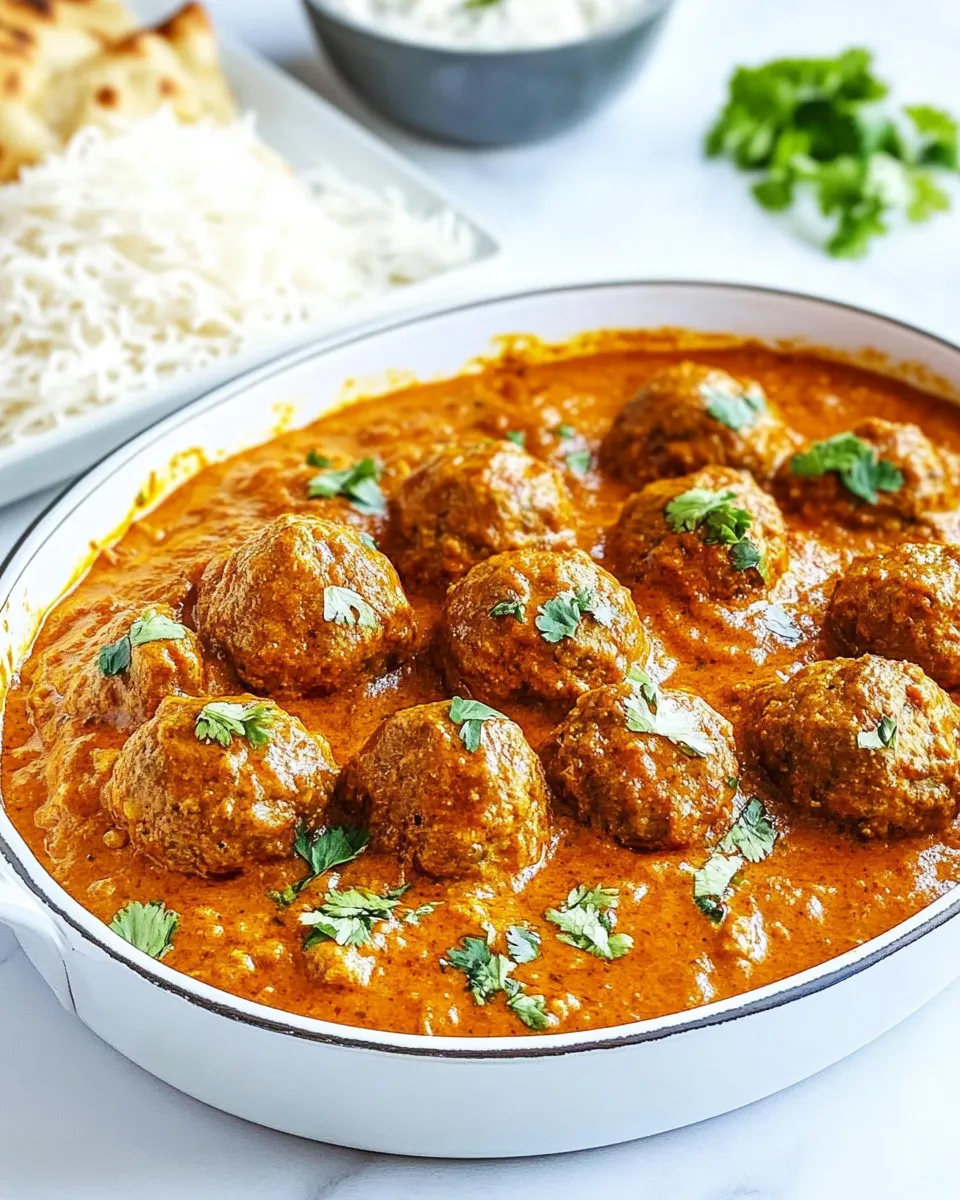 Delicious Tikka Masala Meatballs recipe image