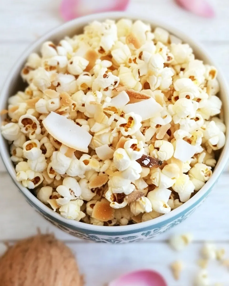 Classic Toasted Coconut Kettle Corn shot