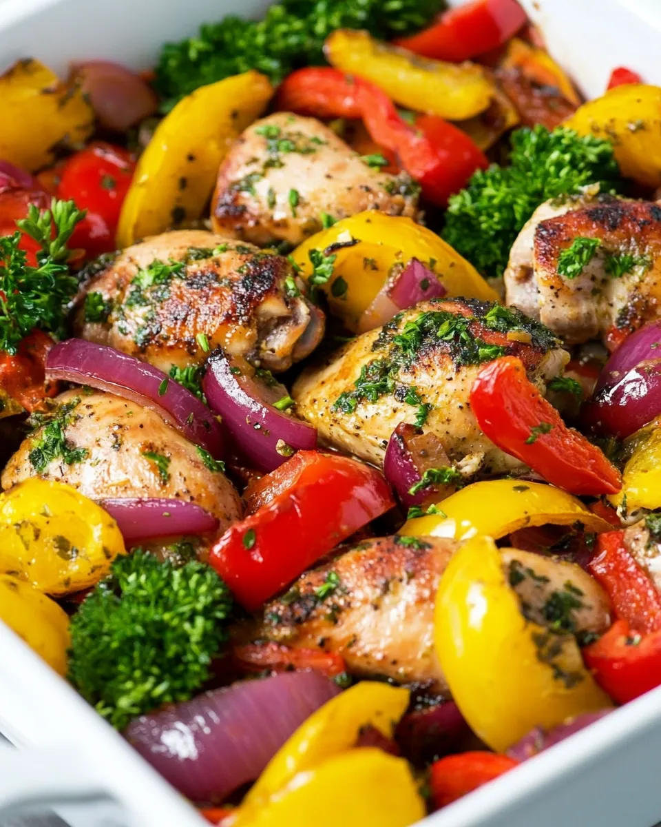 Easy Tray BakeMediterranean Chicken recipe photo
