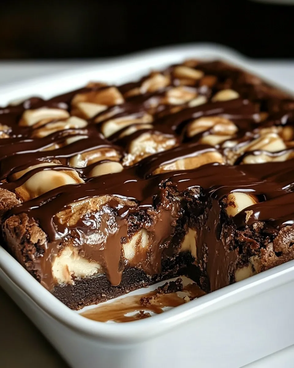 Delicious Twix Brownies image