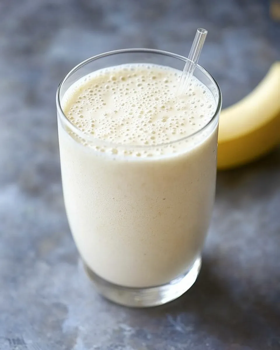 Delicious Vanilla Banana & Yogurt Protein Shake dish photo