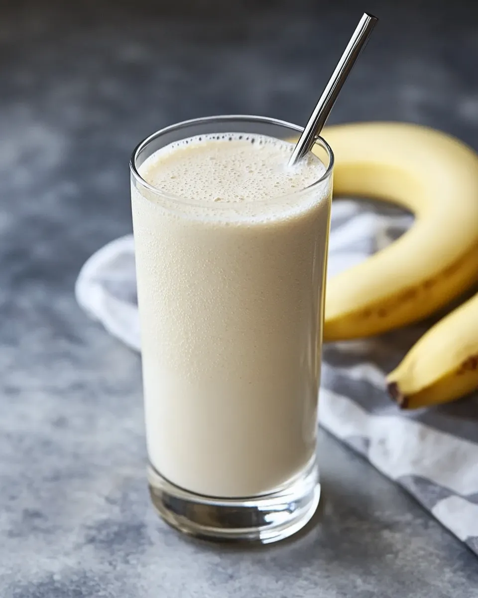 Quick Vanilla Banana & Yogurt Protein Shake food shot