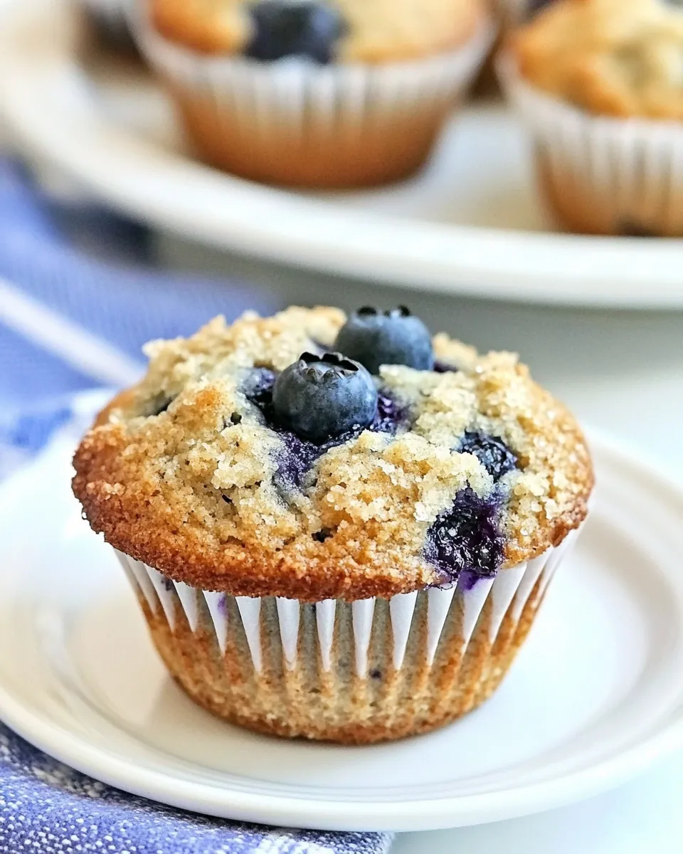 Easy Vegan Banana Blueberry Muffins recipe photo