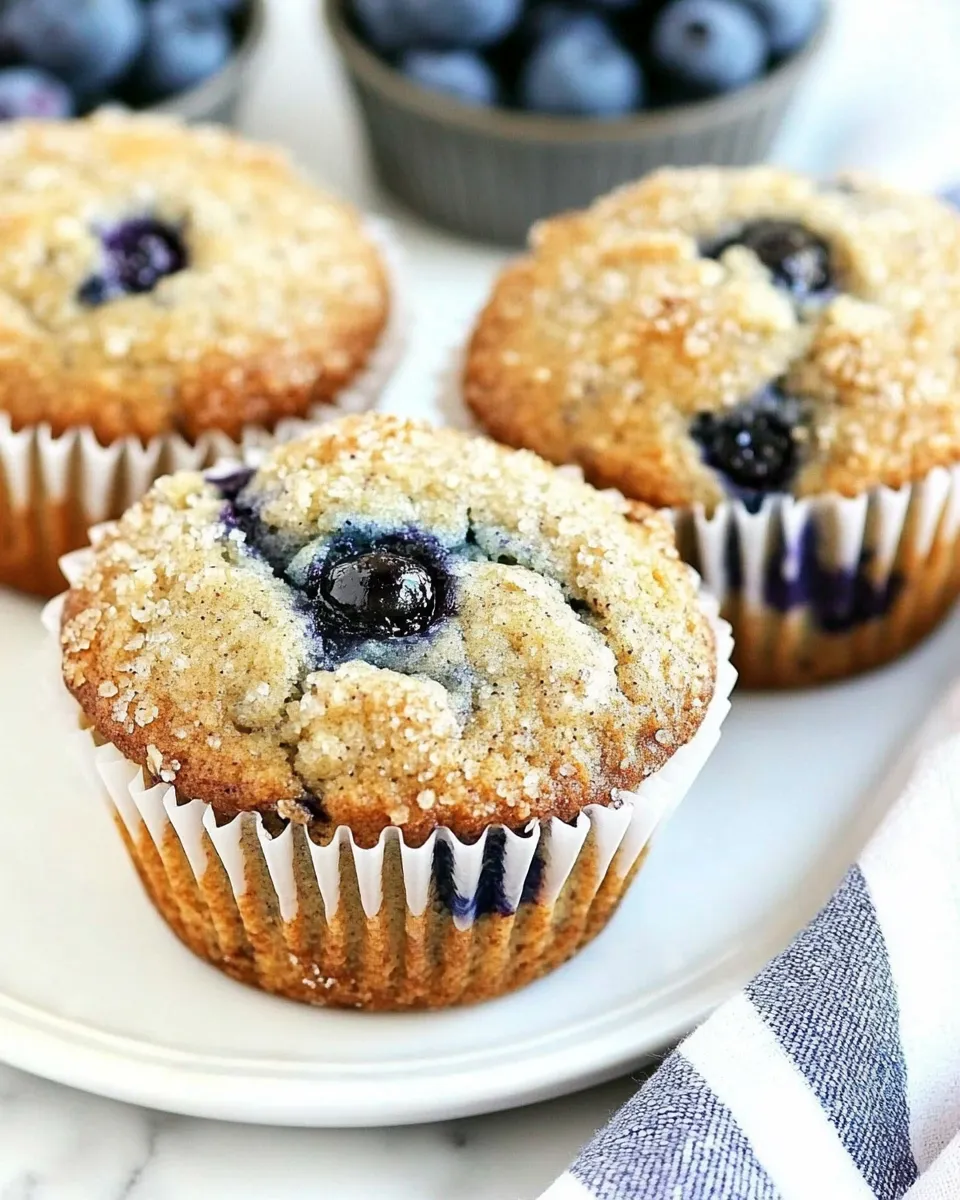 Delicious Vegan Banana Blueberry Muffins shot
