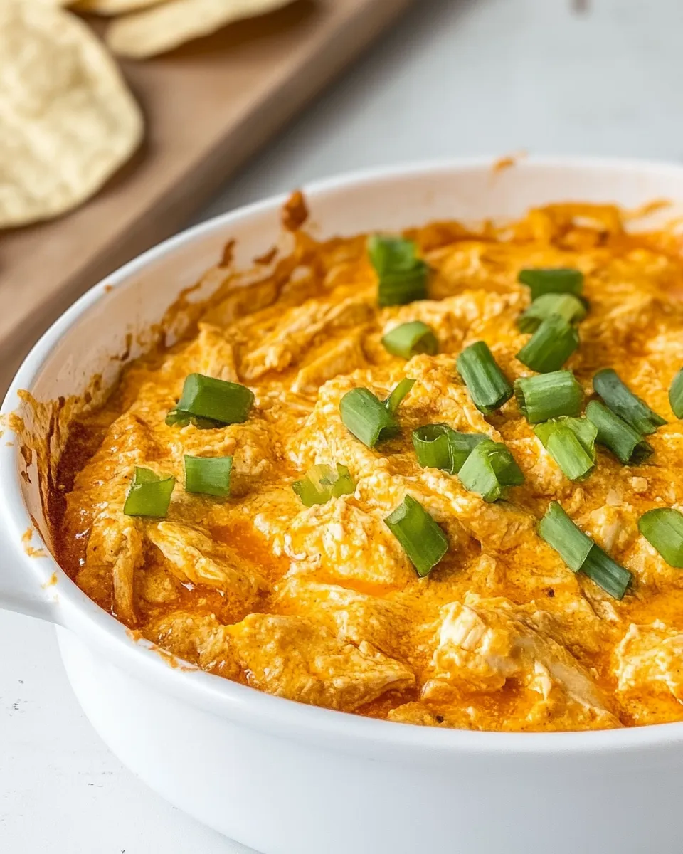 Delicious Vegan Buffalo Chicken Dip shot
