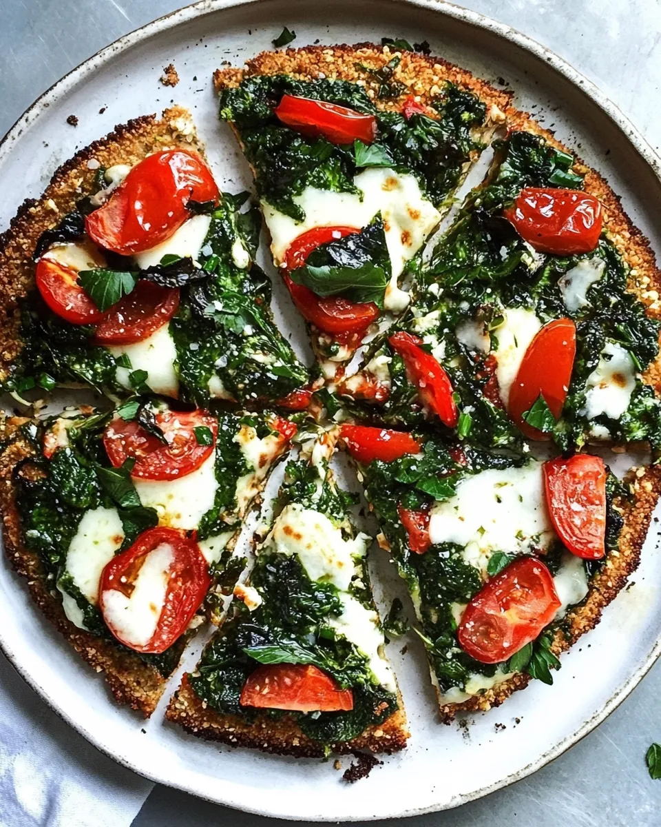 Easy Vegan Cauliflower Crust Pizza recipe photo
