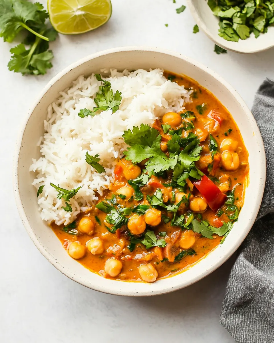 Delicious Vegan Chickpea Curry image