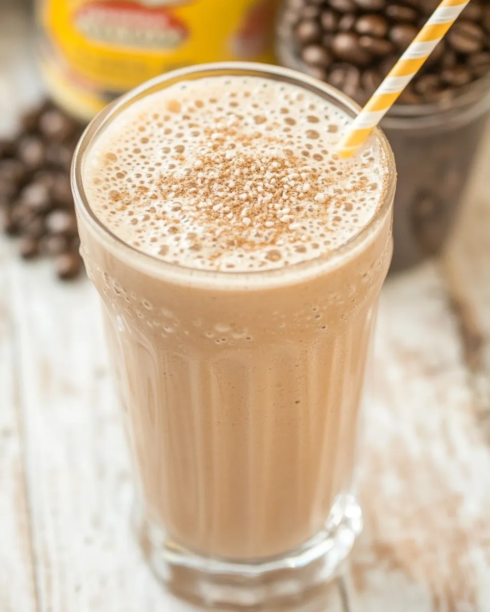 Easy Vegan Coffee Milkshake recipe photo