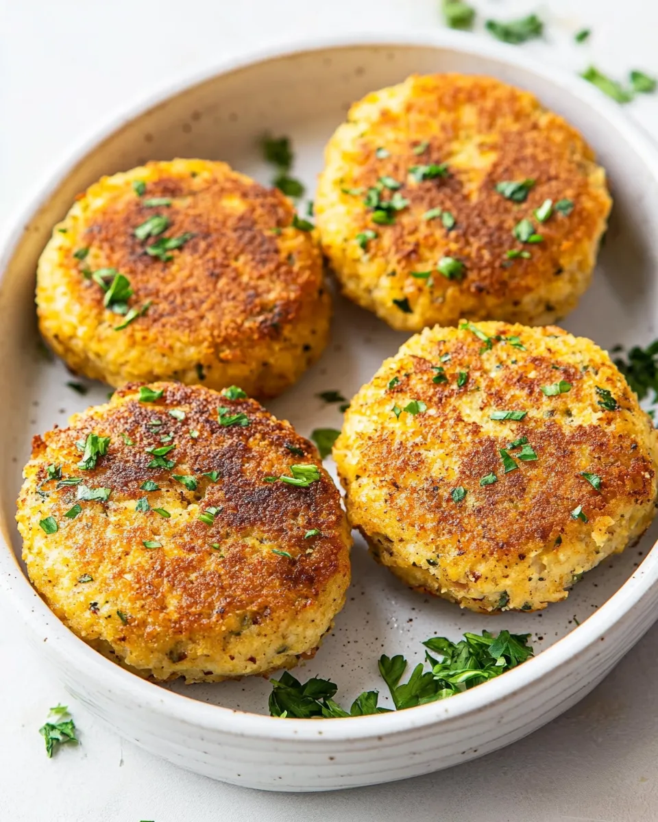 Delicious Vegan Crab Cakes shot