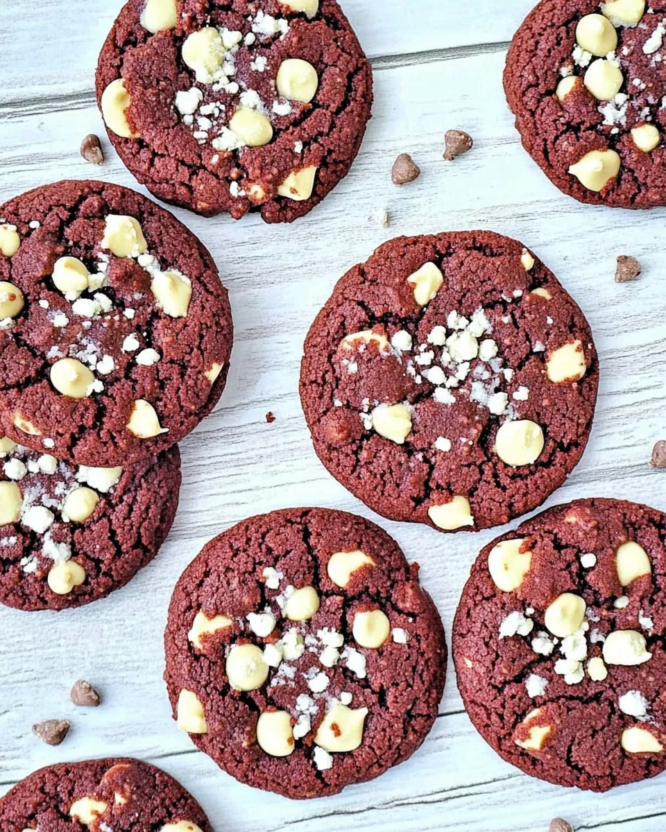 Homemade Vegan Red Velvet Cookies photo