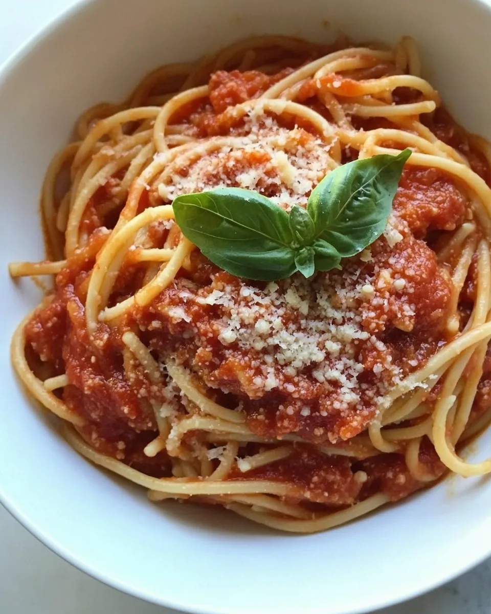 Easy Vegetarian Spaghetti Sauce recipe photo