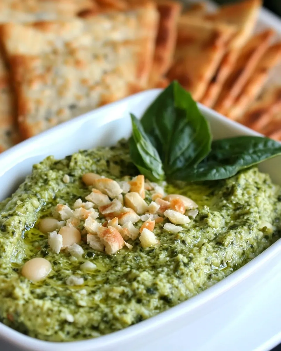 Classic White Bean & Kale Pesto Dip image