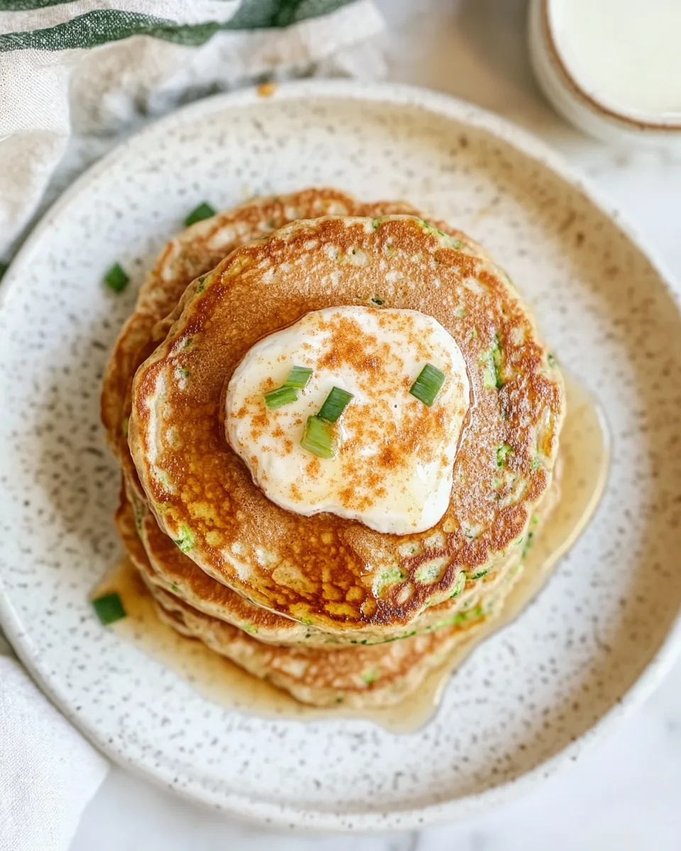 Classic Whole Wheat Zucchini Pancakes image