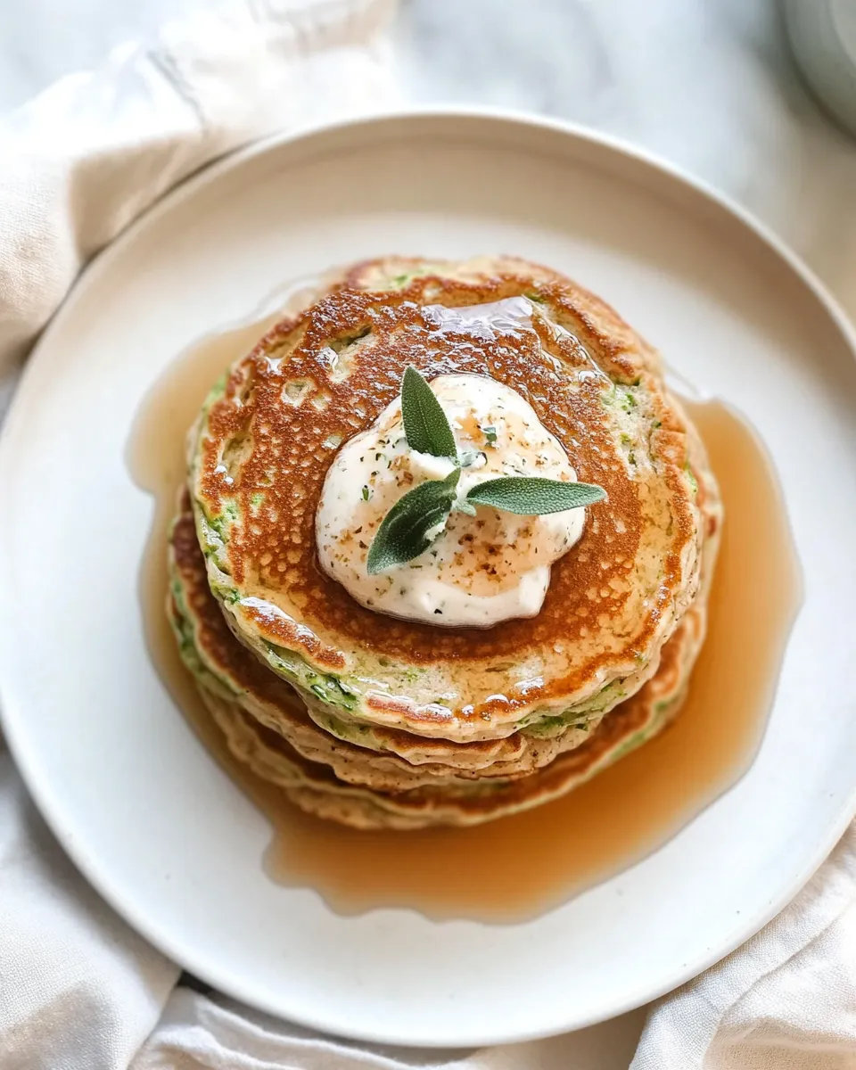 Easy Whole Wheat Zucchini Pancakes recipe photo