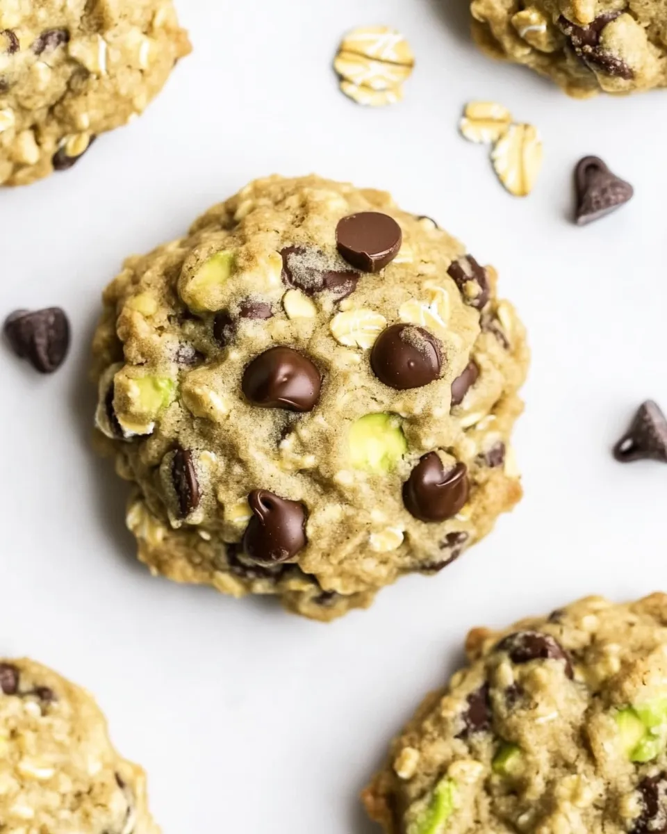 Classic Zucchini Oat Chocolate Chip Cookies image